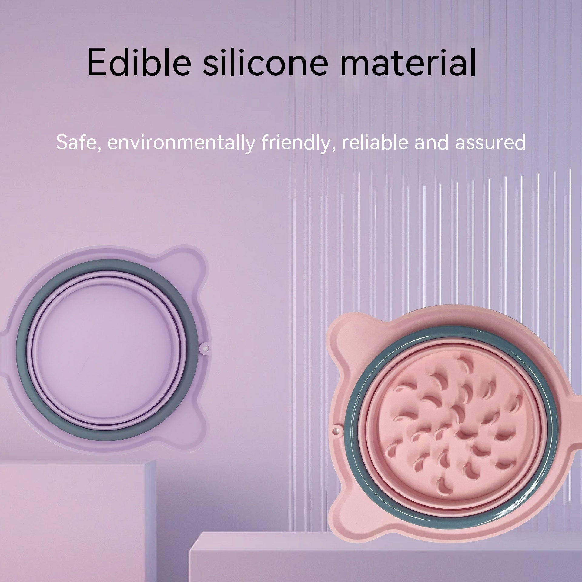 Discover the Ultimate Portable Silicone Double Pet Feeding Bowl